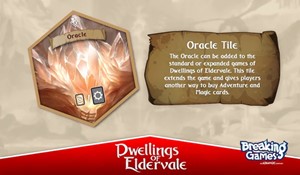 BGZ115833 Dwellings Of Eldervale Board Game 2nd Edition: Oracle Tile Expansion published by Breaking Games