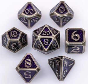DHDM0202070 7pc RPG Dice Set: Drakona Gemtooth Edohain published by Die Hard Dice