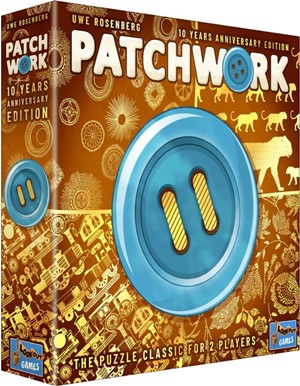 2!LOG0179 Patchwork Board Game: 10th Anniversary Edition published by Lookout Spiele