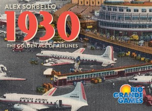 2!RGG640 1930 Board Game: The Golden Age Of Airlines published by Rio Grande Games