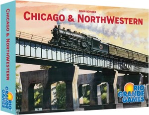 RGG663 Chicago And North Western Board Game published by Rio Grande Games