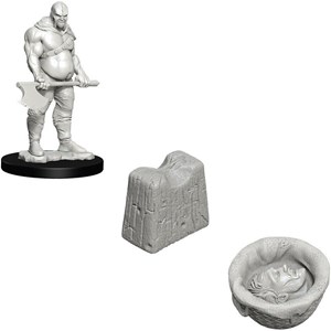 2!WZK73420S Pathfinder Deep Cuts Unpainted Miniatures: Executioner And Chopping Block published by WizKids Games