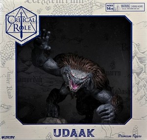 2!WZK74252 Critical Role RPG: Monsters Of Wildemount Prepainted Udaak Premium Figure published by WizKids Games