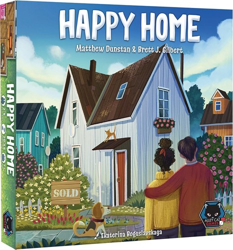 ACG076 Happy Home Board Game published by Alley Cat Games