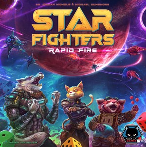ACG410114 Star Fighters Board Game: Rapid Fire published by Alley Cat Games