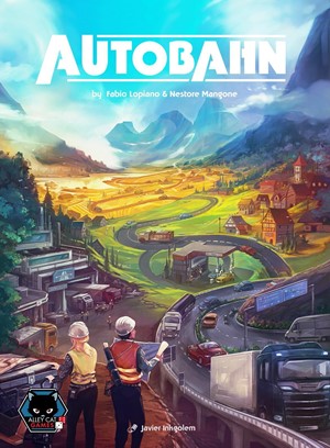 2!ACG410312 Autobahn Board Game published by Alley Cat Games