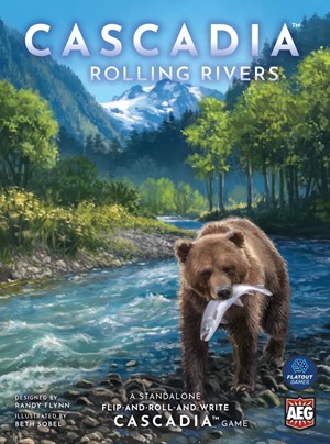 AEG1062 Cascadia Board Game: Rolling Rivers Flip Roll And Write published by Alderac Entertainment Group