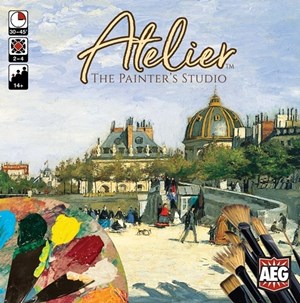 AEG7041 Atelier Board Game: The Painter's Studio published by Alderac Entertainment Group