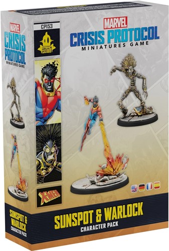 AMGCP153 Marvel Crisis Protocol Miniatures Game: Sunspot And Warlock Expansion published by Atomic Mass Games