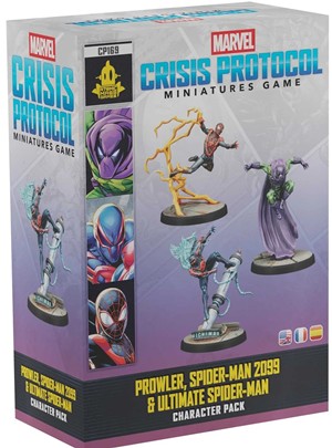 AMGCP169 Marvel Crisis Protocol Miniatures Game: Prowler, Spider-Man 2099 And Ultimate Spider-Man Character Pack published by Atomic Mass Games