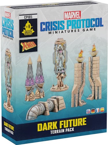 AMGCP185 Marvel Crisis Protocol Miniatures Game: Dark Future Terrain Pack published by Atomic Mass Games