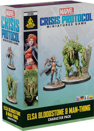 AMGCP186 Marvel Crisis Protocol Miniatures Game: Elsa Bloodstone And Man-Thing Pack published by Atomic Mass Games