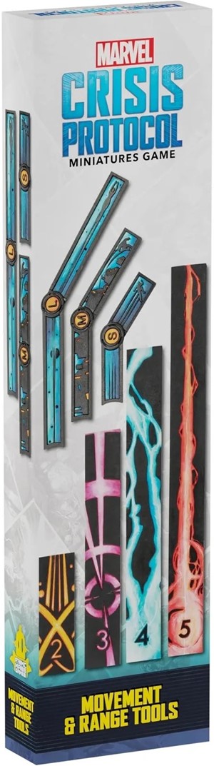 3!AMGCP270 Marvel Crisis Protocol Miniatures Game: Range And Movement Tools published by Atomic Mass Games