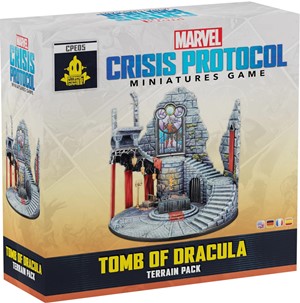 2!AMGCPE05 Marvel Crisis Protocol Miniatures Game: Tomb Of Dracula Terrain Pack published by Atomic Mass Games