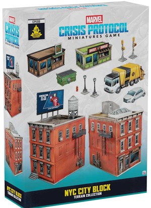 AMGCPE06 Marvel Crisis Protocol Miniatures Game: NYC City Block Terrain Collection published by Atomic Mass Games