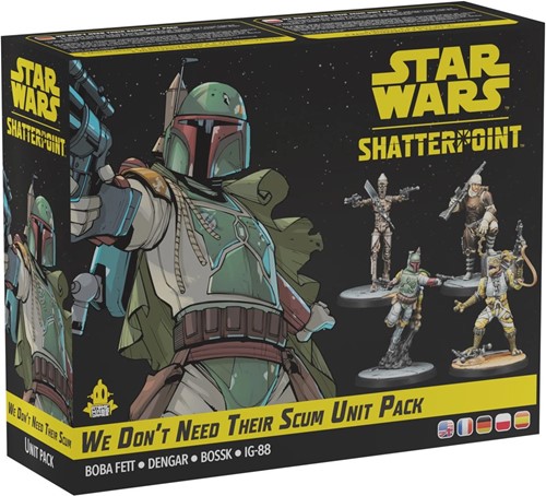 AMGSWP25 Star Wars: Shatterpoint: We Don't Need Their Scum Squad Pack published by Atomic Mass Games