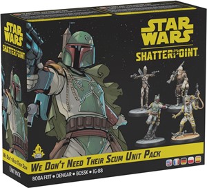 AMGSWP25 Star Wars: Shatterpoint: We Don't Need Their Scum Squad Pack published by Atomic Mass Games