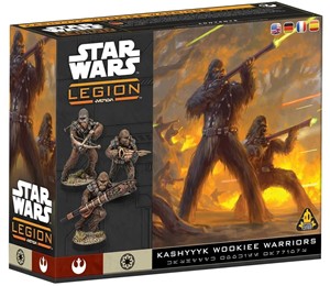 3!AMGSWQ18 Star Wars: Legion: Kashyyyk Wookiee Warriors Unit Expansion published by Atomic Mass Games