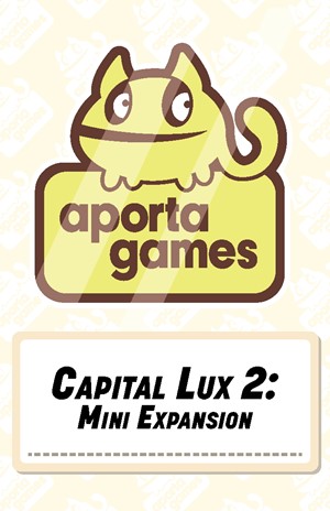 2!APOCLX006016 Capital Lux 2 Card Game: Mini Expansion published by Aporta Games