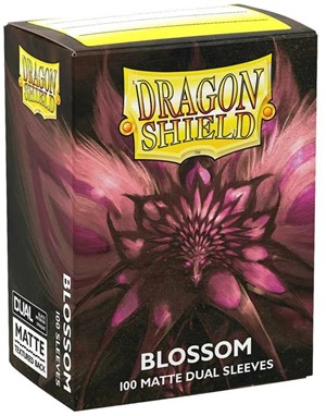 3!ARCT15067 100 x Blossom Dual Matte Standard Card Sleeves (Dragon Shield) published by Arcane Tinmen