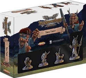 2!AREDNXP12TT Dungeonology Board Game: The Expedition Triple Threat Expansion published by Ares Games