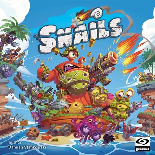 AREENSNL01 Snails Board Game published by Ares Games