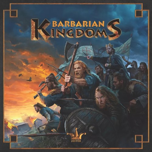 AREJGBKIRETFSTED Barbarian Kingdoms Board Game published by Ares Games
