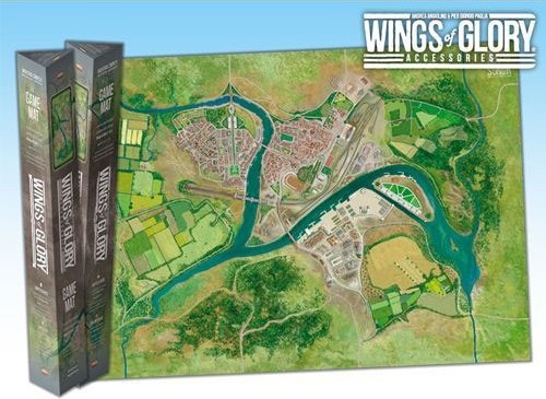 AREWGA502E Wings of Glory: Industrial Complex Game Mat published by Ares Games