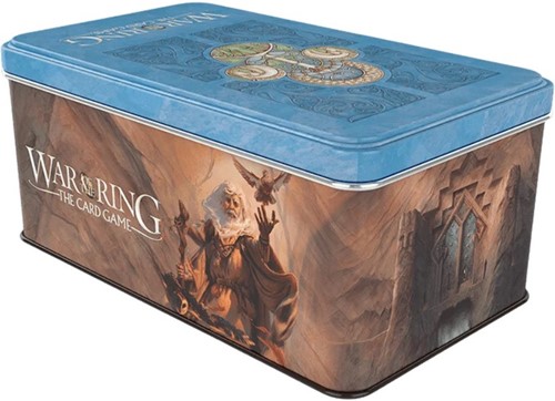 AREWOTR155 War Of The Ring: The Card Game Free Peoples Card Box And Sleeves (Radagast Version) published by Ares Games