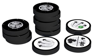 2!ARQ034 Small Samurai Empires Board Game: Tokugawa Deluxe Tokens published by Archona Games