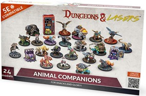2!ARSDNL0011 Dungeons and Lasers: Animal Companions Miniatures published by Archon Studio