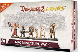 3!ARSDNL0043 Dungeons And Lasers: NPC Miniature Pack published by Archon Studio