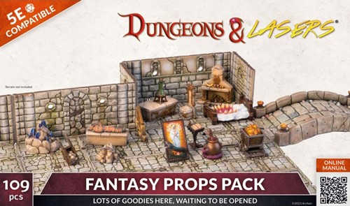 ARSDNL0046 Dungeons And Lasers: Fantasy Props Pack published by Archon Studio