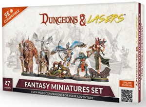 2!ARSDNL0062 Dungeons and Lasers: Fantasy Minatures Set published by Archon Studio