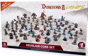 2!ARSDNL0081 Dungeons and Lasers: Deuslair RPG Core Set Miniatures published by Archon Studio