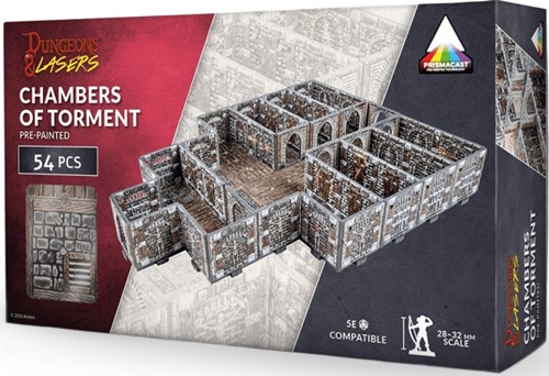 ARSDNL0091 Dungeons And Lasers: Prismacast Prepainted Chambers Of Torment published by Archon Studio