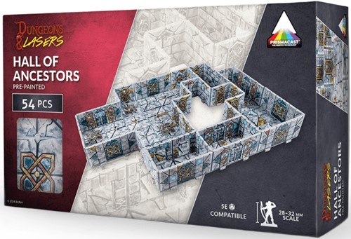 ARSDNL0092 Dungeons And Lasers: Prismacast Prepainted Hall Of Ancestors published by Archon Studio