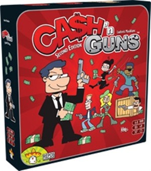 ASMCGEN02 Cash n Guns Board Game 2nd Edition published by Asmodee