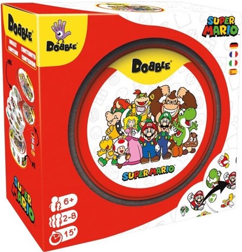 ASMDOBSM07EN Dobble Card Game: Super Mario Edition published by Asmodee