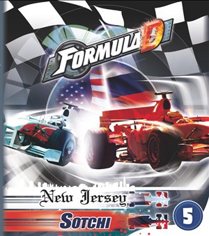 ASMFDC5 Formula D Board Game Expansion 5: New Jersey and Sotchi published by Asmodee