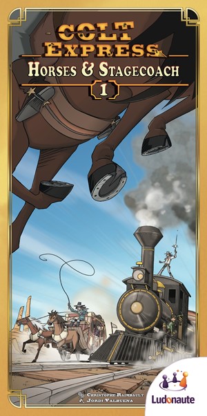 ASMLUDCOEX02 Colt Express Board Game: Horses And Stagecoach Expansion published by Asmodee