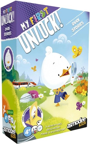 3!ASMSCOMFUN0101EN My First Unlock Card Game: Duck Stories published by Asmodee