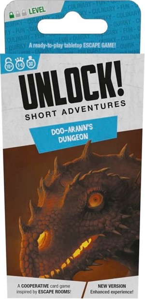 ASMSCUNLSH04EN Unlock Card Game: Short 4 - Doo-Arann's Dungeon published by Asmodee