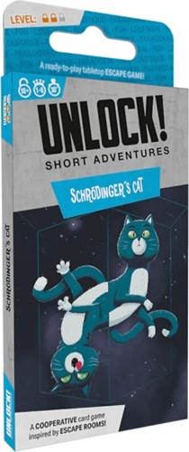 ASMSCUNLSH08EN Unlock Card Game: Short 8 - Schrodinger's Cat published by Asmodee