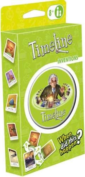 ASMTIMEECO01EN Timeline Card Game: Inventions Eco Blister published by Asmodee