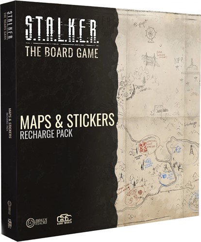 AWAST04 STALKER The Board Game: Maps And Stickers Recharge Pack published by Awaken Realms