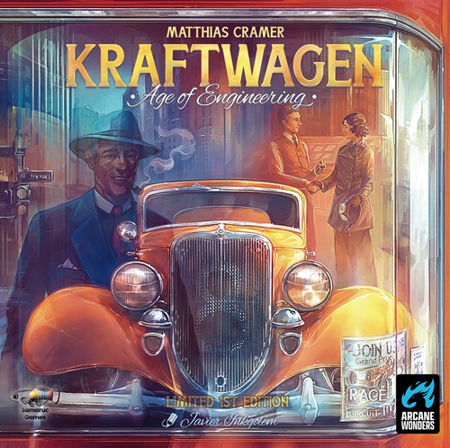 AWGAW23KAE Kraftwagen: Age Of Engineering Board Game published by Arcane Wonders