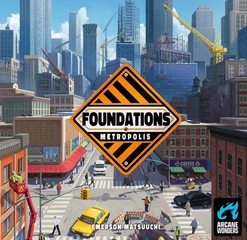 AWGDTE17FM Foundations Of Metropolis Board Game published by Arcane Wonders