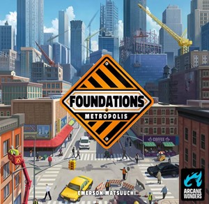 2!AWGDTE17FM Foundations Of Metropolis Board Game published by Arcane Wonders