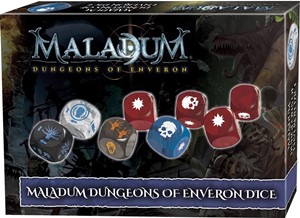 BATBSGMDA002 Maladum Board Game: Dungeons Of Enveron Dice published by Battle Systems Ltd